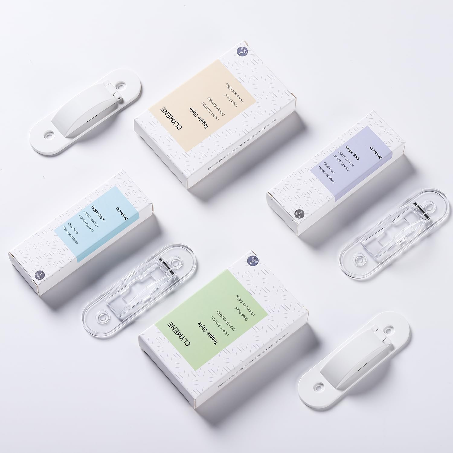 Wall Switch Guard, Child Proof Light Switch Cover Guard | Toggle Style | Light Switch Protection | Keep Toggle Switch in on or off Position | 1 Pack, White image number 6