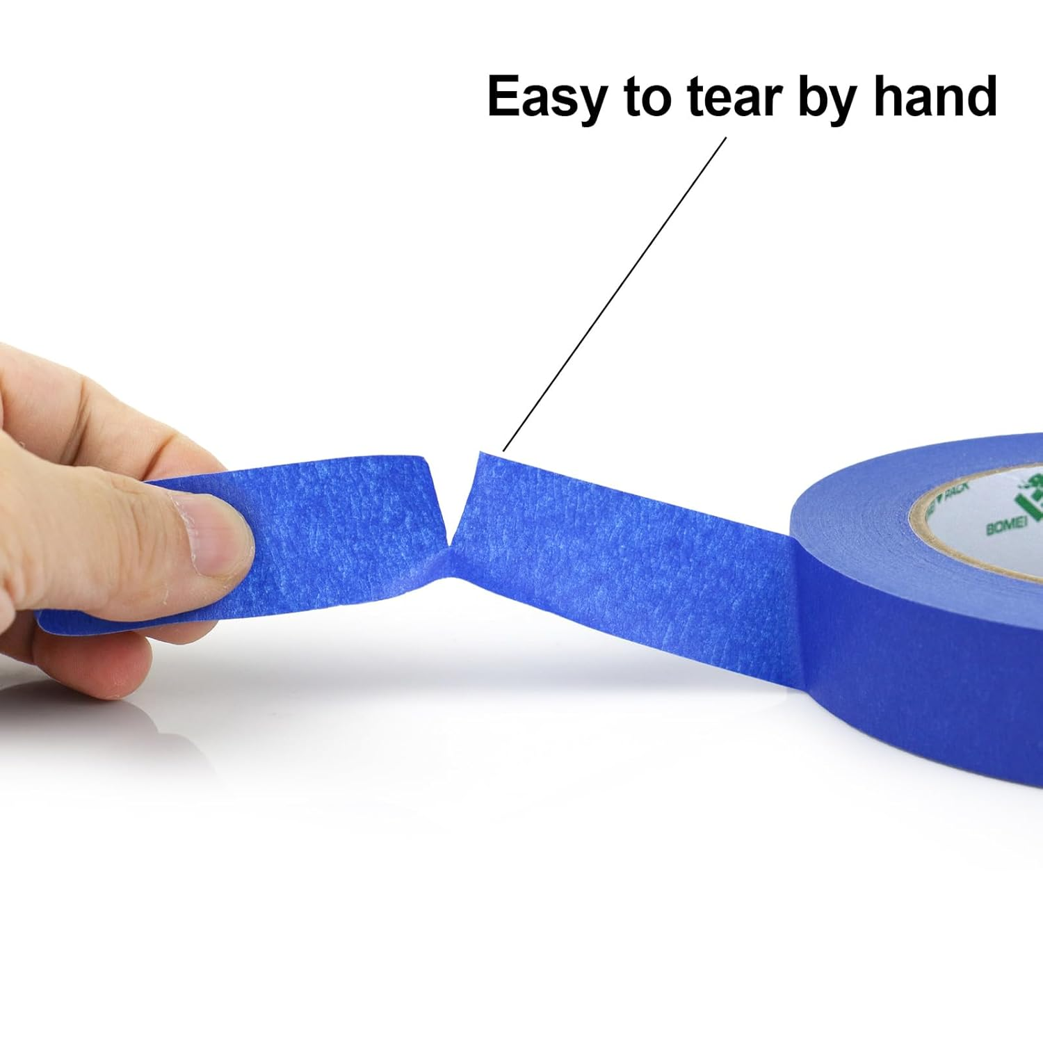 BOMEI PACK Blue Masking Tape Decorative Writable Blue Painters Tape for Arts & Crafts,12 Rolls Pack, 24Mm X 20M per Roll image number 5