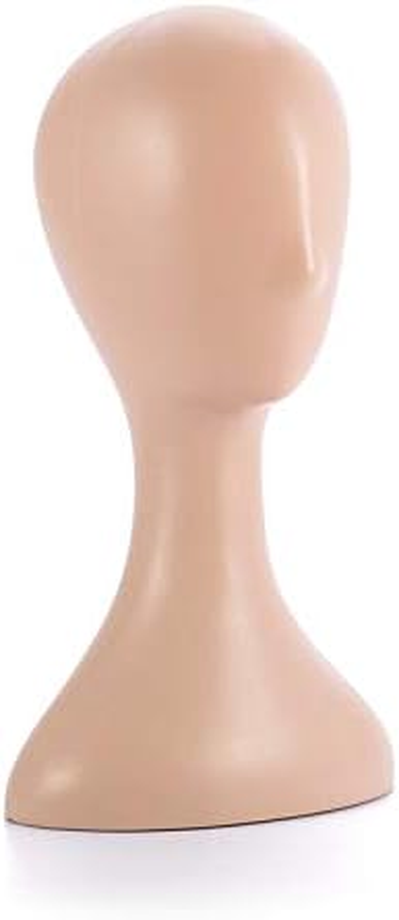 Plastic Female Mannequin Wig Hair Hat Scarf Manikin Head Model Display Stand (Natural) image number 5