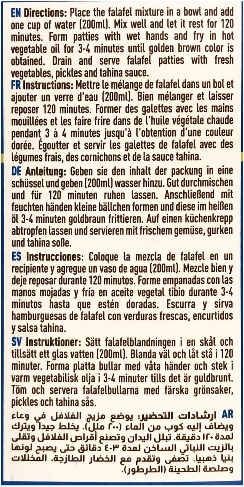 Cortas Falafel Mix 200 G image number 2