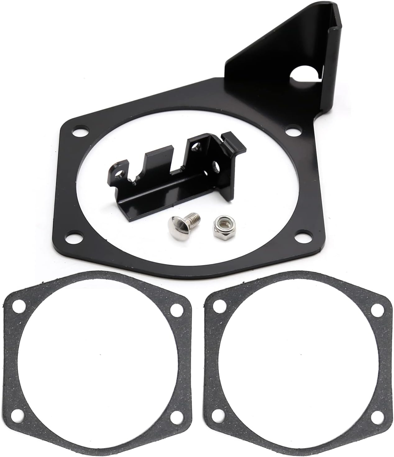 4-Bolt Throttle Cable Bracket Intakes 92MM-102MM Throttle Cable Bracket Replaces# 81012/81042 / 81001/81002 / 81003/81007 / 81043/81044 image number 2