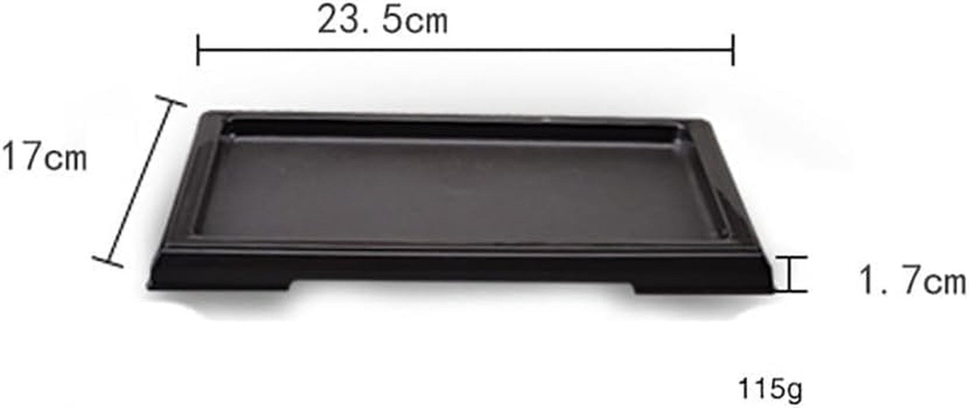 Square Plant Pot Saucer Drainage Tray, 2Pcs Bonsai Pots Humidity Plant Drip Trays, Square Plant Drainage Saucer Flower Pot Drip Trays, Square Saucers Plastic Plant Pot Water Tray image number 2