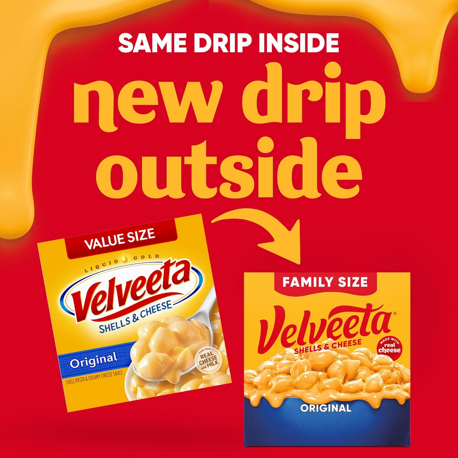 Velveeta Shells & Cheese Original Shell Pasta & Cheese Sauce Value Size, 24 Oz Box image number 5
