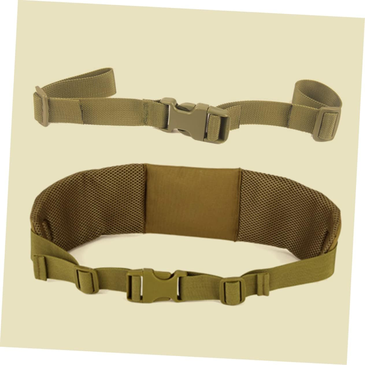 Parliky 2Pcs Adjustable Backpack Straps Backpack Sternum Strap Bag Chest Strap Sternum Strap Buckle Backpack Chest Belt Backpack Connect Straps Outdoor Travel Stretch Strap Nylon - Army Green image number 1