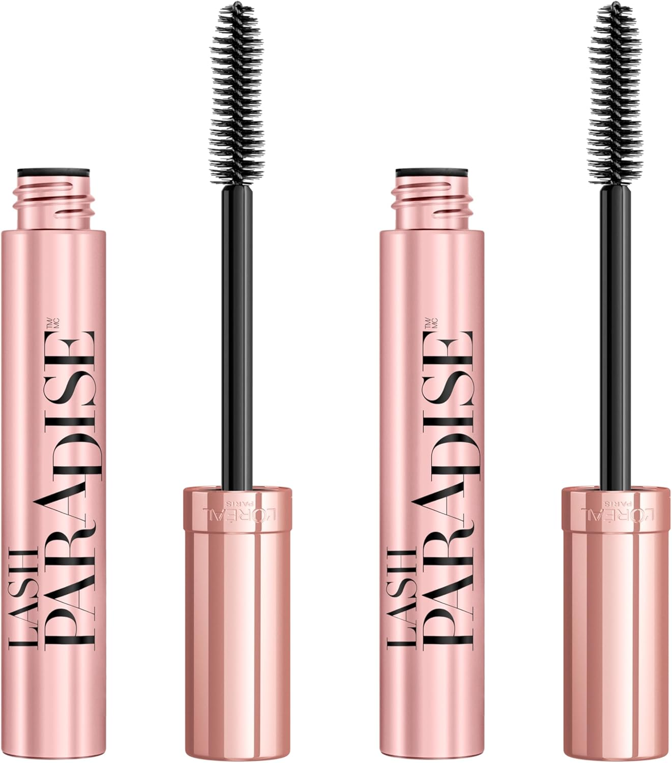 L'Oreal Paris Makeup Voluminous Lash Paradise Mascara, Voluptuous Volume, Intense Length, Feathery Soft Full Lashes, No Flaking, No Smudging, No Clumping, Black, 0.28 Fl Oz (Pack of 1)