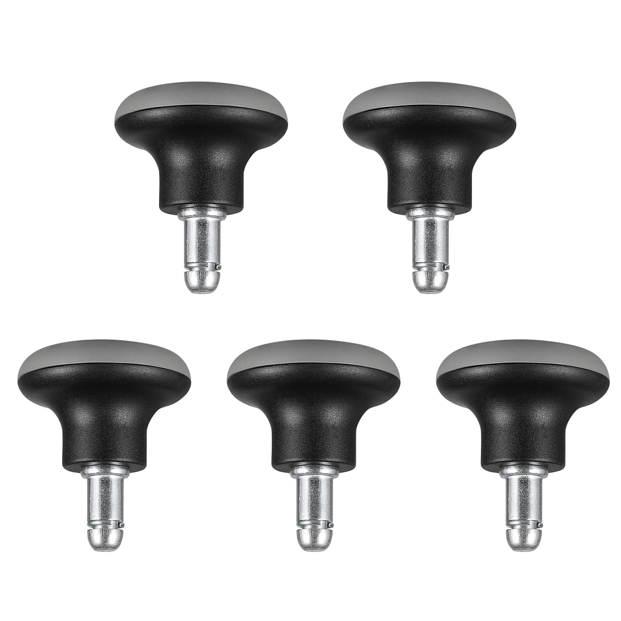 Alipis Chair Casters Office Chair Wheels Replacement Stool Swivel Caster Wheels to Fixed for Gaming Computer Desk Chairs Feet Wheel Stopper image number 6