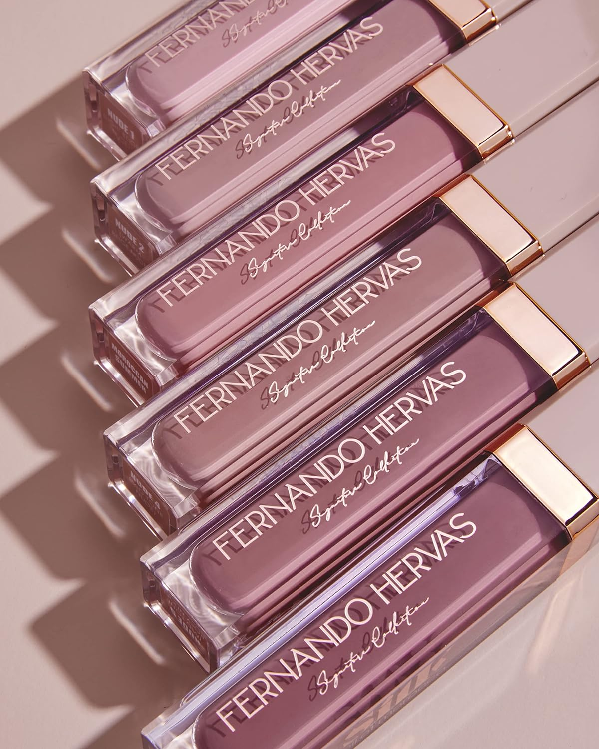 Silk Oil of Morocco Nude 4 Lip Shine Argan Gloss by Fernando Hervas, Mid Tone Nude