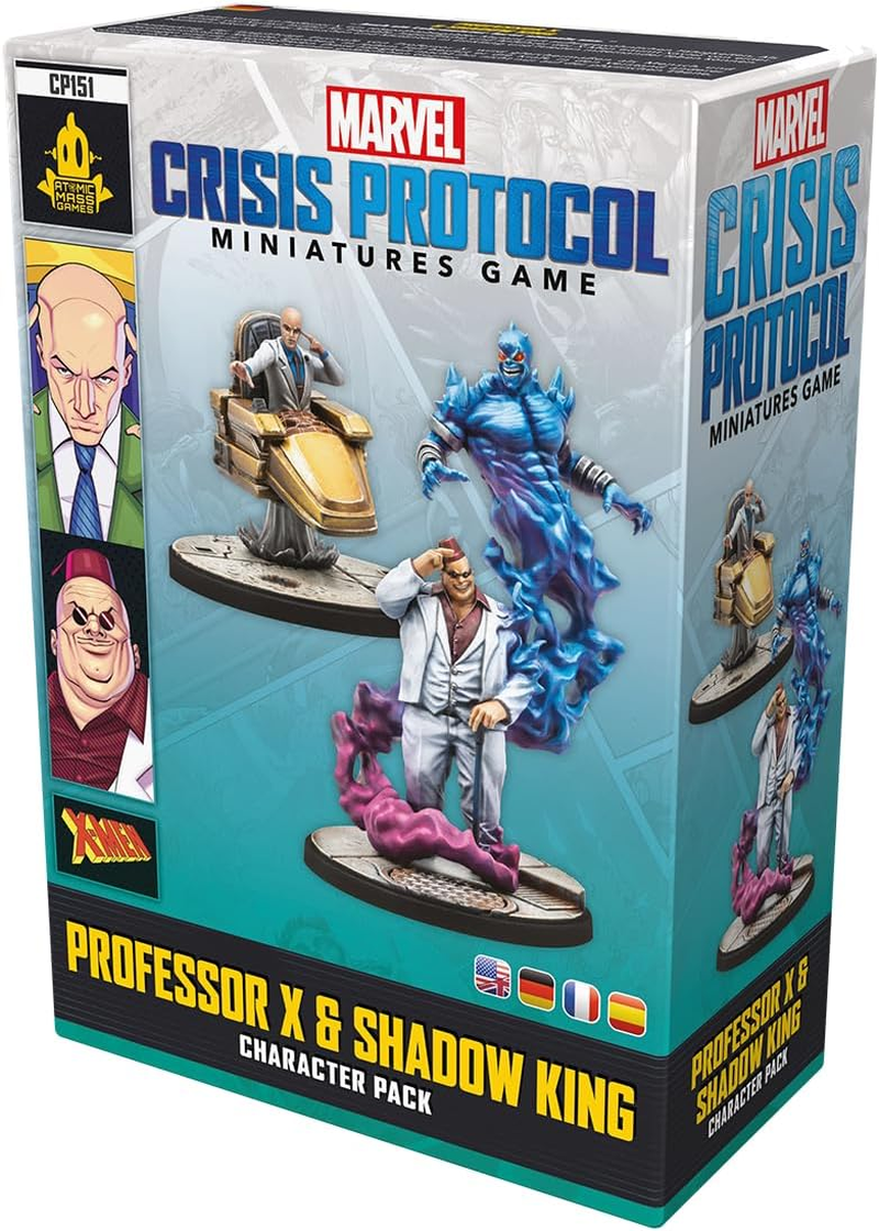 Atomic Mass Games Marvel Crisis Protocol Miniatures Game Professor X and Shadow King Board Game, Multicolor image number 4