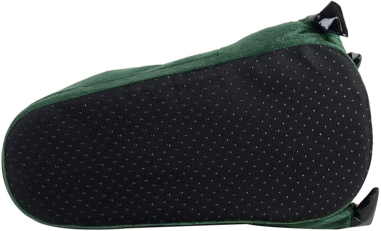 Fashionfits Unisex Soft Plush Home Slippers Animal Costume Paw Claw Shoes, Green, Large image number 1