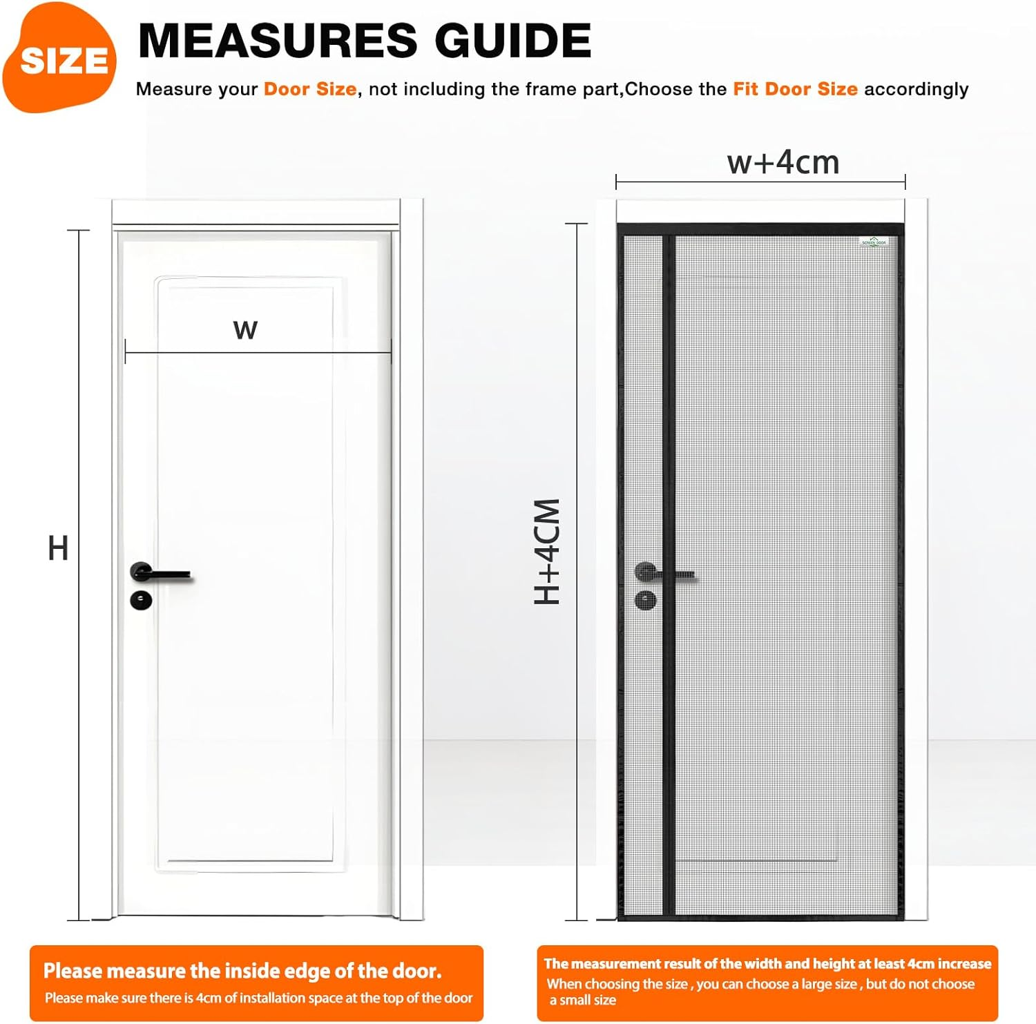 Screen Door Fly Screen Door, 80 X 230 Cm, Reversible Fly Screen Balcony Door with Left/Right Opening, Easy Access, Insect Protection - Black image number 1