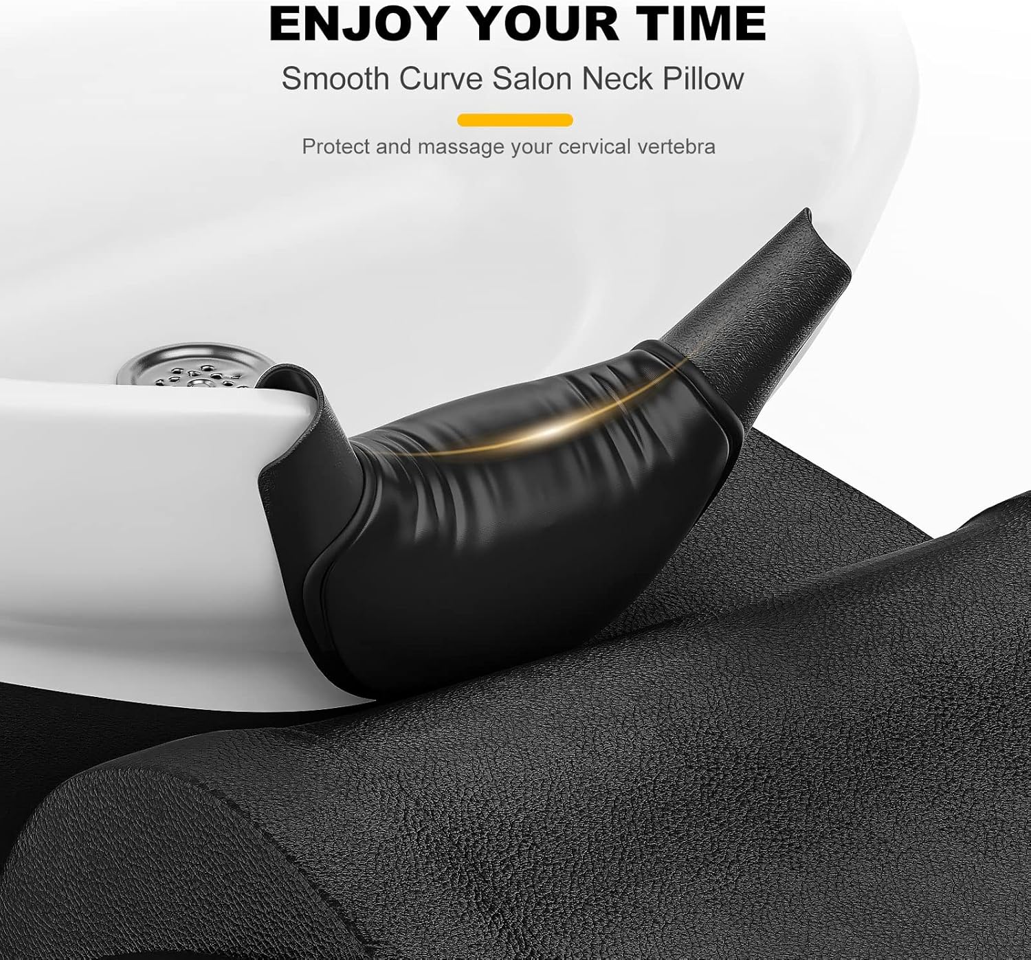 AISEELY Shampoo Bowl Neck Rest for Salon, Salon Shampoo Neck Rest Cushion, Professional Shampoo Bowl Neck Cushion, Silicone Salon Sink Neck Rest for Wash Basin Hair Washing Tray for Sink at Home