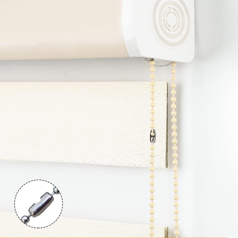 30 Pack Replacement Vertical Roman Roller Blind Ball Chain Cord Connector Clips, Silver Tone Stainless Steel Ball Chain Connector Clasps, Pull Chain Extension Connector image number 3