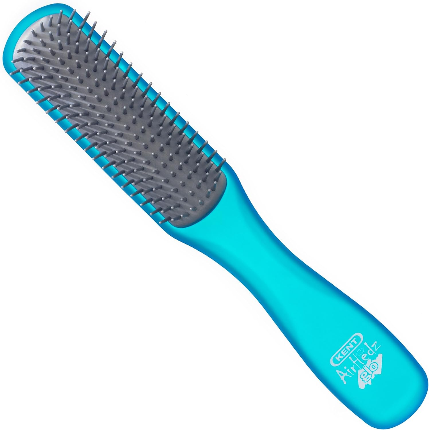 Kent Airhedz Glo Narrow Detangling Brush, Blue