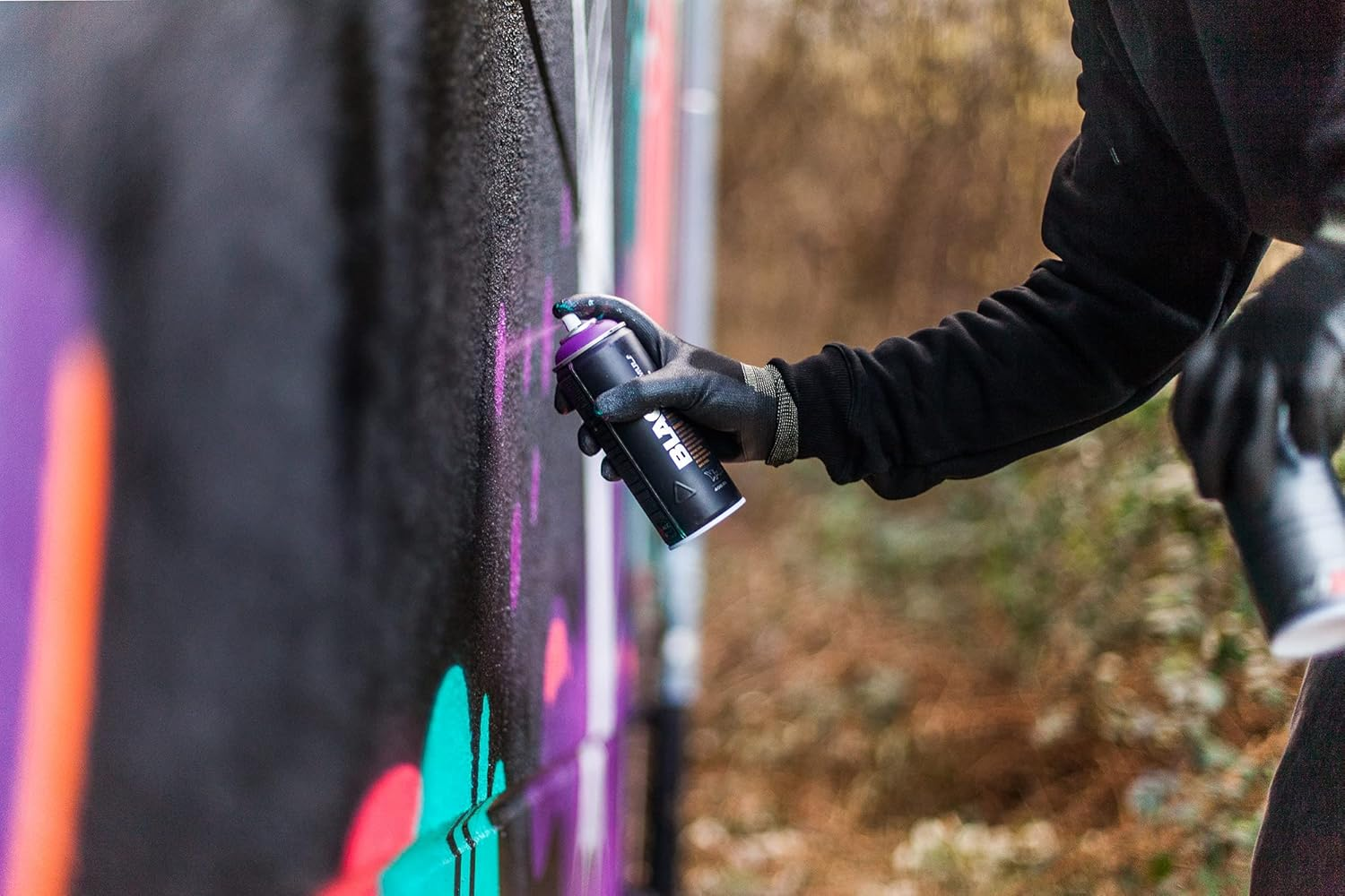 Montana Can Black Spray Paint, Lavender, 400 Ml image number 4