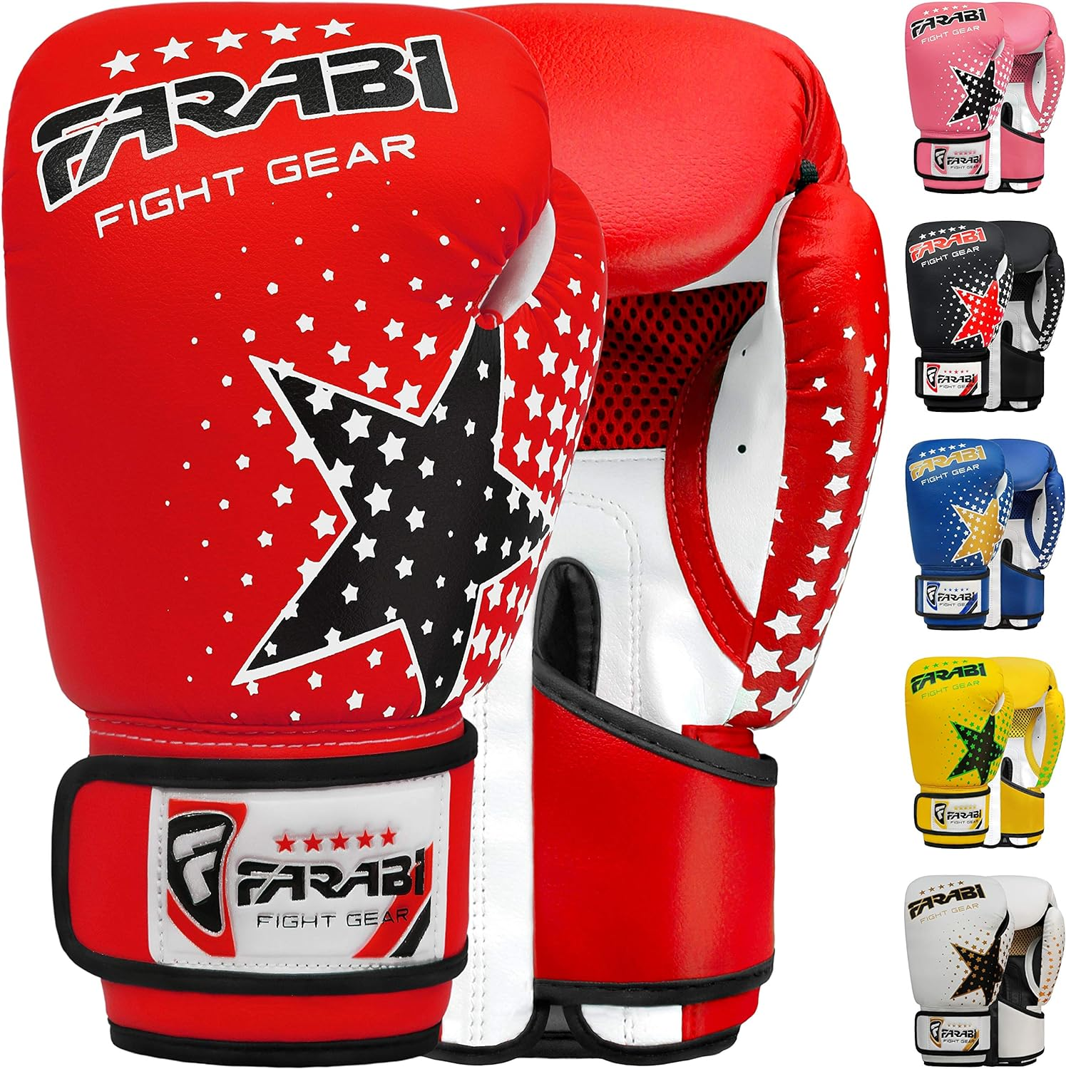Farabi Sports Boxing Gloves for Kids 6-Oz Youth MMA Muay Thai Training Gloves - Best for Punching Bag, Focus Pads Practice image number 6