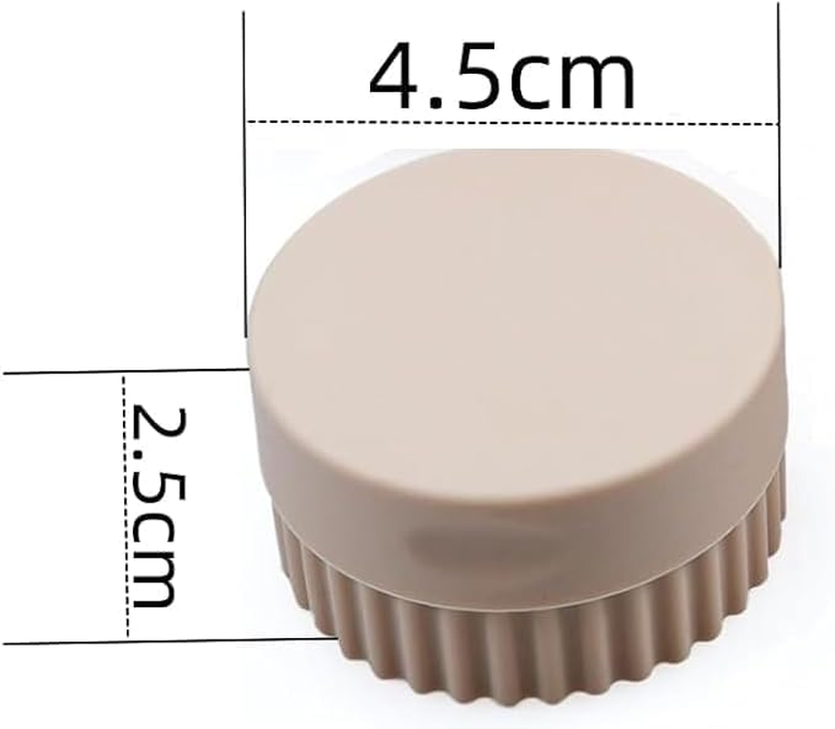 Leak-Proof Travel Containers for Toiletries, Small Silicone Jars with Lid for Cosmetic Face Body Cream Medicines, Lotions, Cream, Slime Samples image number 6