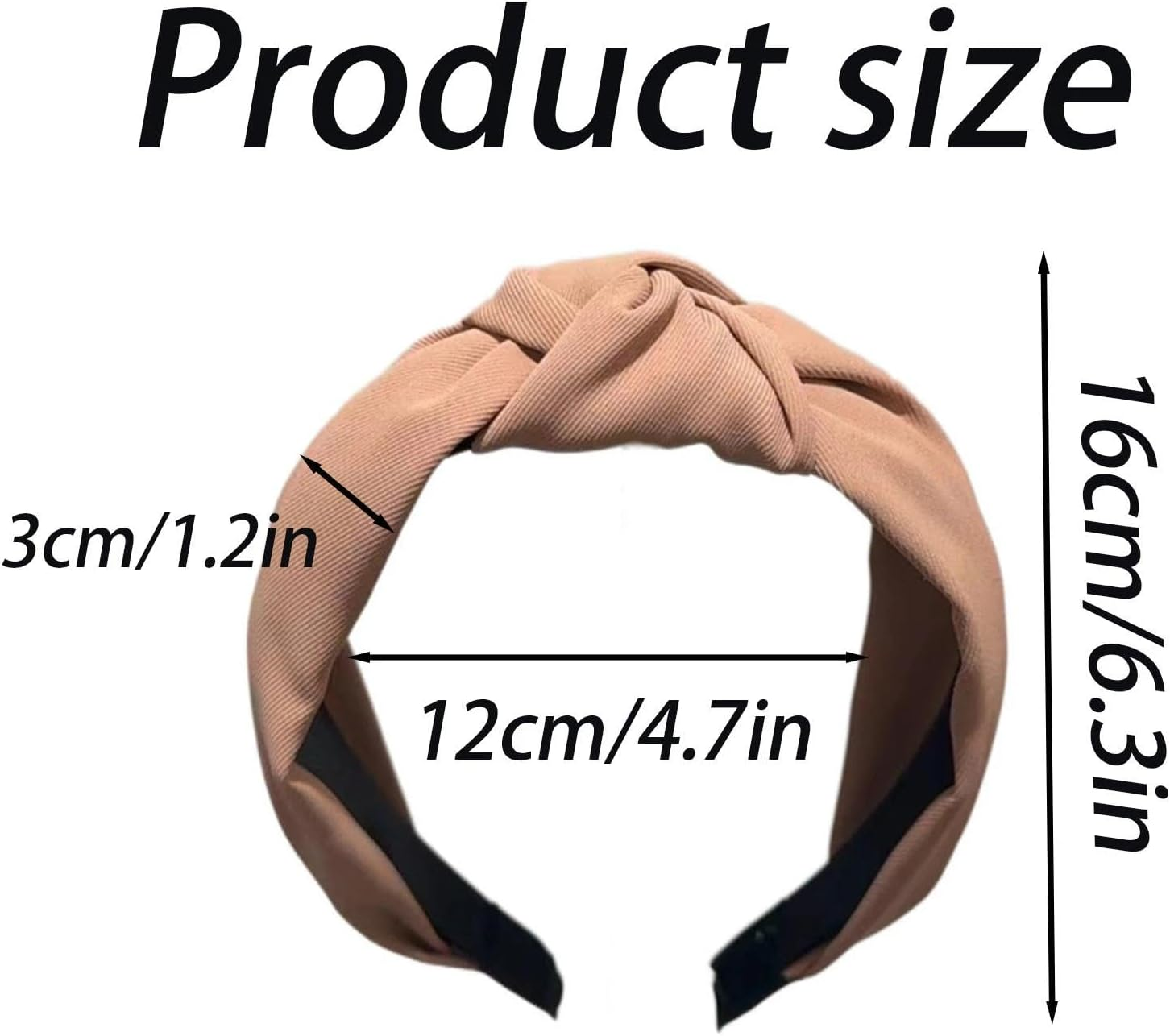 Dinghaole 4Pcs Women'S Wide Bohemian Headband - Knot Set, Suitable for Women'S Floral Prints and Solid Color Headband Accessories, Elastic and Comfortable for Daily Wear, Yoga, Beach image number 5