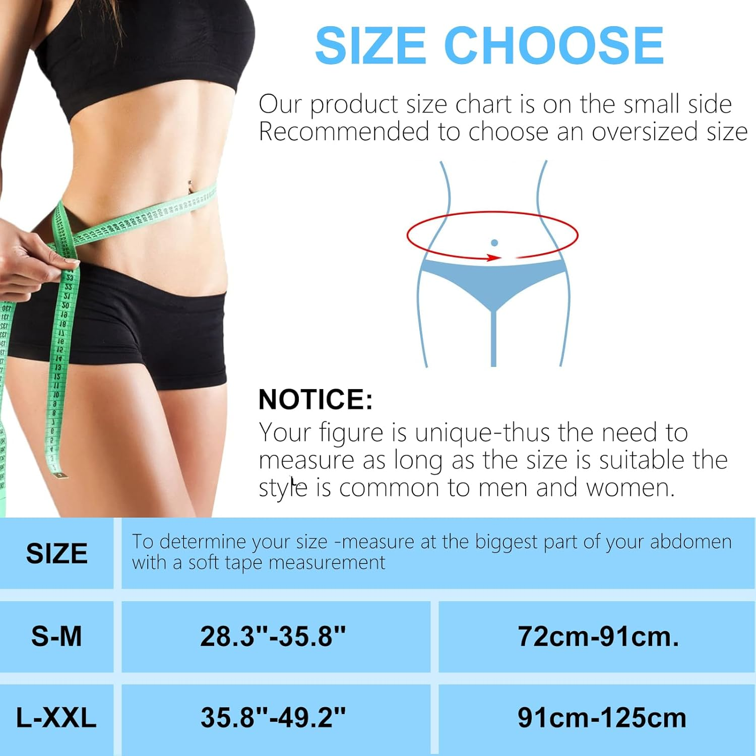 LAFUYSO Umbilical Hernia Belt for Women and Men - Abdominal Support Binder with Compression Pad - Navel Ventral Epigastric Incisional and Belly Button Hernias Surgery Prevention Aid (L-XXL)