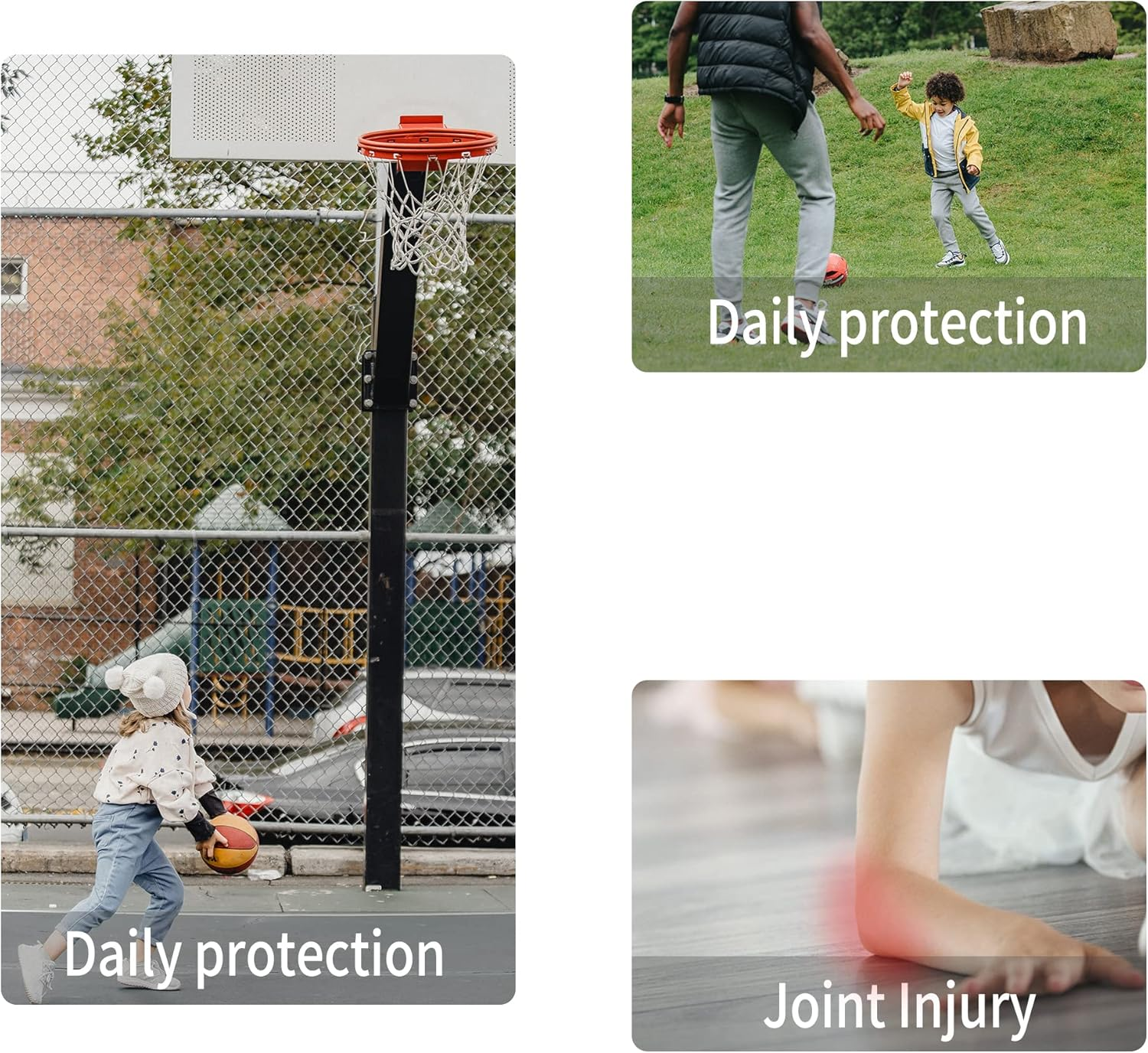 YEEKORO Kids Elbow Pads Breathable Arm and Elbow Brace Protector for Boys, Girls, and Teens Crashproof Compression Sleeve for Skating, Volleyball, Cycling Sports Safety Gear image number 2