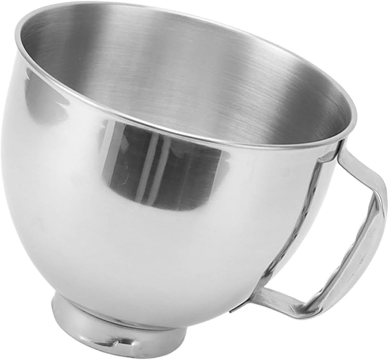 Stainless Steel Mixer Bowl, Replacement Kitchen Aid Mixers Bowls Classic&Artisan Series 4.5-5 Qt Tilt-Head Mixer, 5 Quart 304 Stainless Steel Kitchen Aid Bread Bowl image number 5