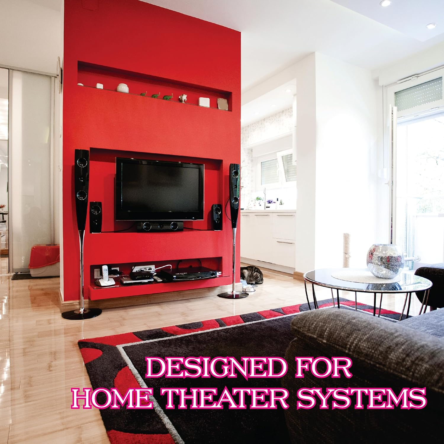 NATIONAL Wire&Cable - 14/2 Audiophile Speaker Wire (200 Feet) 14AWG Gauge - Made in USA - in Wall Audio Speaker Wire Cable/Cl Rated/Etl Listed / 2 Conductors - OFC Oxygen-Free Copper, White 200Ft image number 5