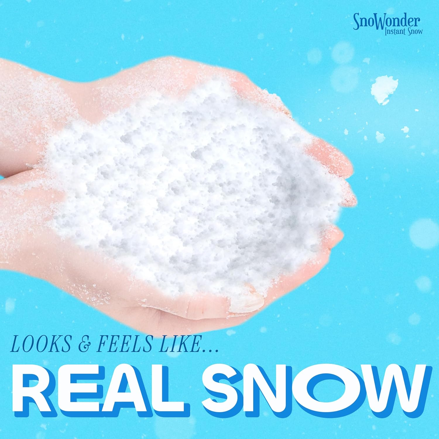 SNOWONDER Instant Snow Fake Artificial Snow, Also Great for Making Cloud Slime (240 Gallons) image number 6