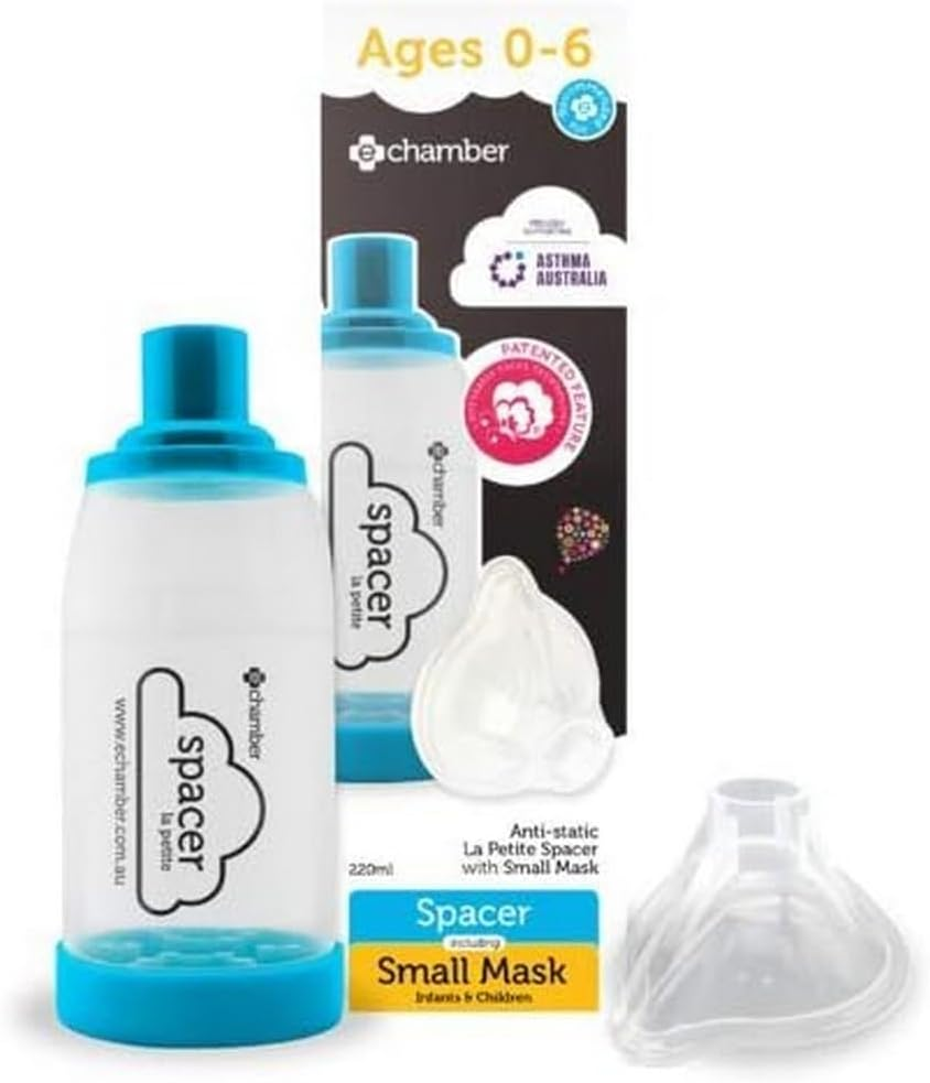 E-Chamber La Petite Asthma Spacer with Small Mask