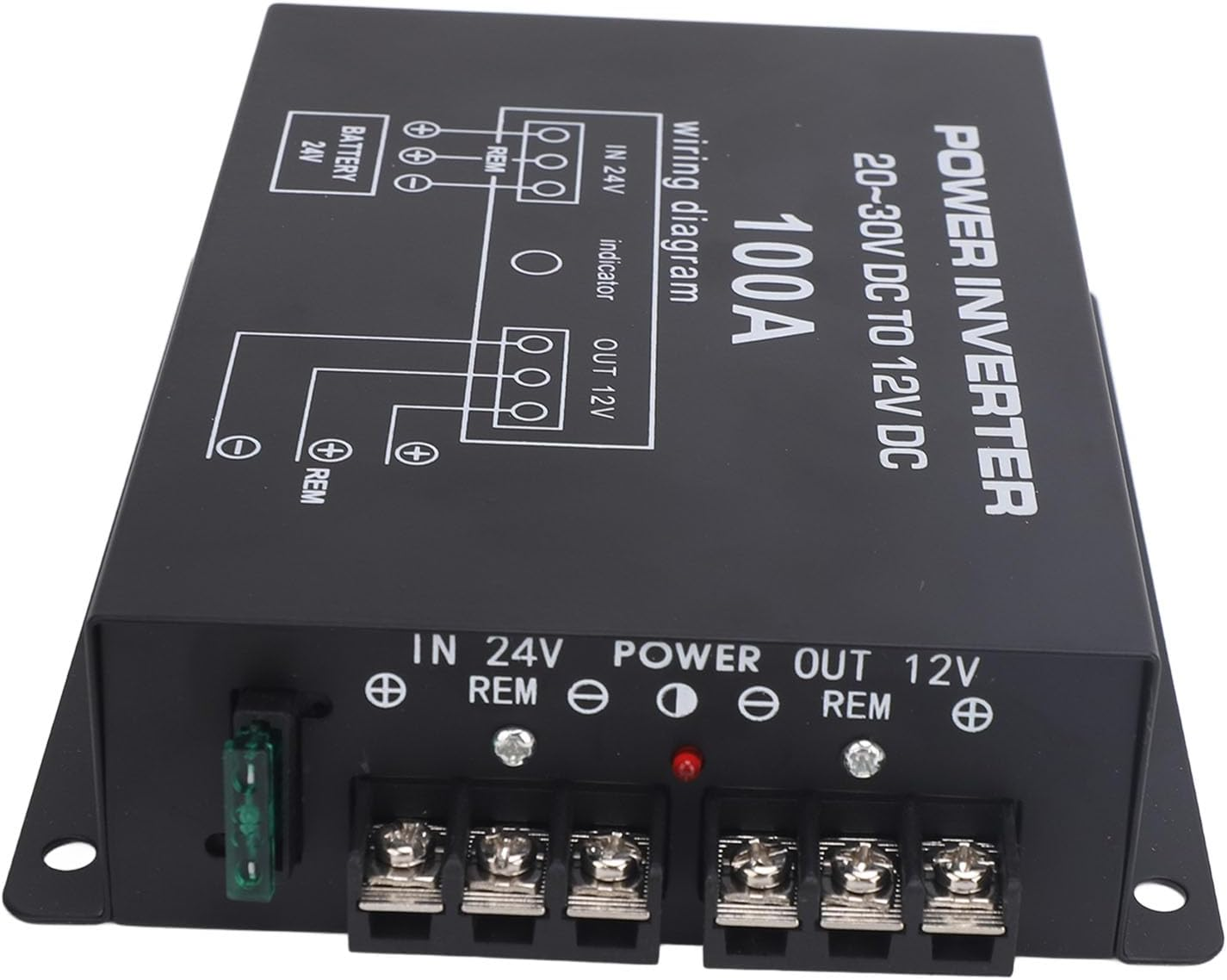 DC 24V to 12V Step down Converter, Power Voltage Regulator Reducer, Compact Transformer Module for Car, Truck, RV Electronics - 24V to 12V Converter (60A) (80A) (100A) image number 5