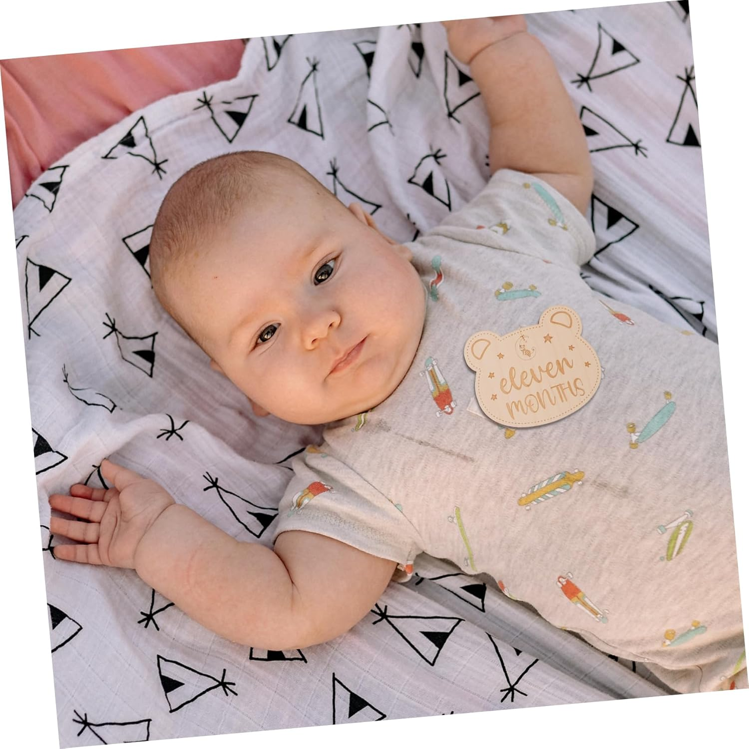 GARVALON 14Pcs Milestone Cards for Newborns Decorative Monthly Photo Props Unique Growth Journey Signs Shower Present Versatile for Home Party Use image number 2