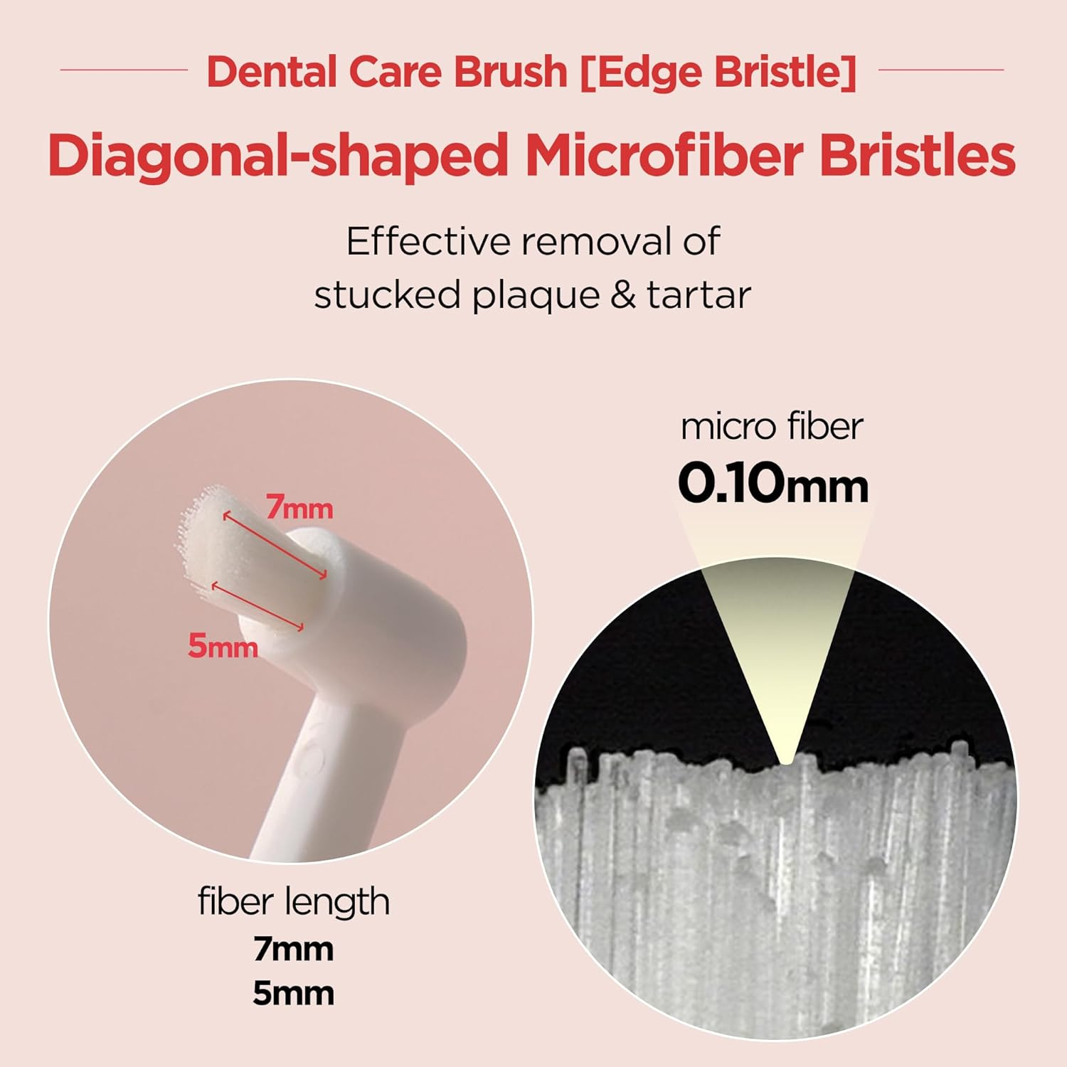 JAYU PET Dental Care Brush (Edge Bristles) - Micro round Head Dog Toothbrush, Cat Toothbrush, Dental Care, Perfect for Kitten & Small Breed with End-Tuft Diagonal-Shaped Bristles & Easy Grip Handle image number 3