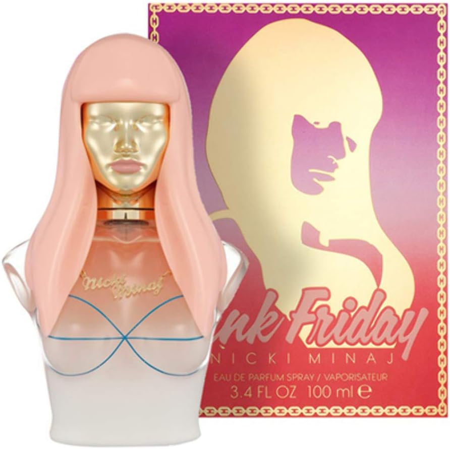Nicki Minaj Pink Friday Eau De Parfum Spray for Women 3.4 Ounce