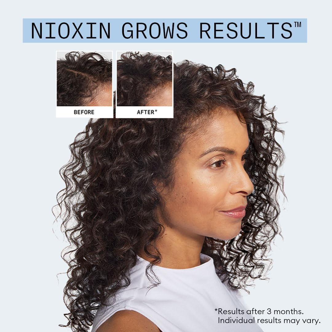 Nioxin Hair Fall Defense Kit | the Power of Two: Shampoo for Hair Fall 8.1 Fl Oz & Intensive Daily Leave-In Hair Treatment for Thinning Hair 2.3 Fl Oz image number 6