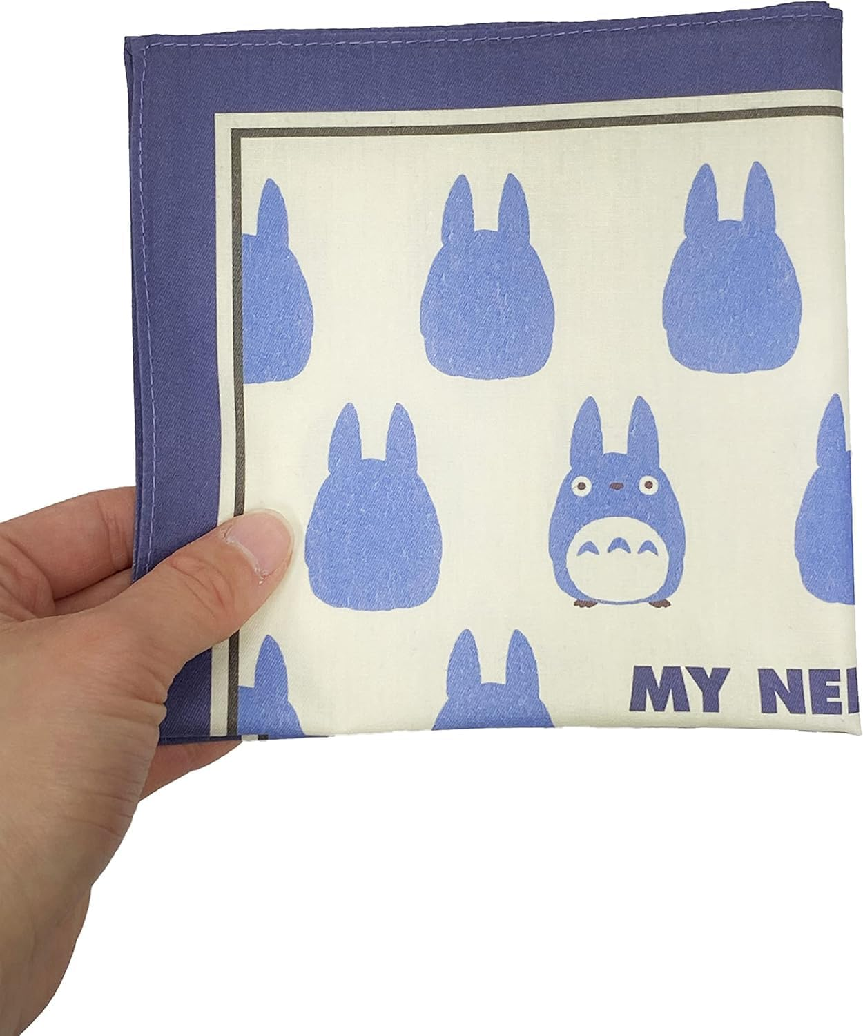 Marushin 1025013900 Handkerchief, My Neighbor Totoro Silhouette, Character, Kindergarten, School Entrance Preparation, Kindergarten, Elementary School, Boys and Girls image number 4