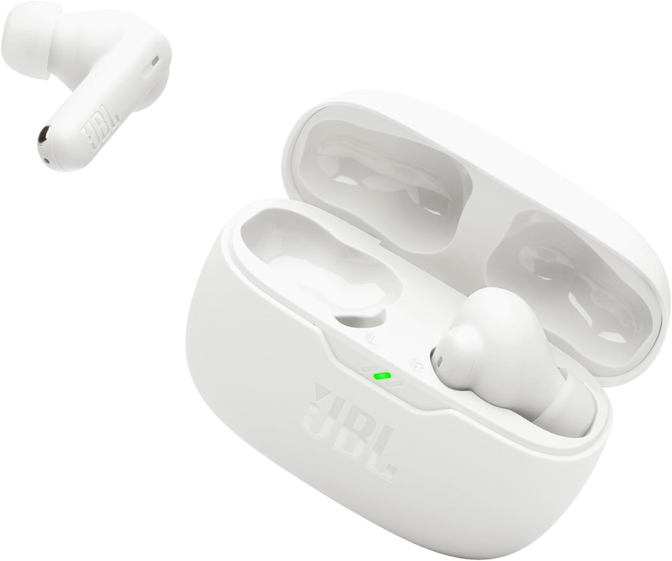 JBL Vibe Beam 2 - True Wireless Noise Cancelling Earbuds Pure Bass Sound & Smart Ambient Technology, 4Mics for Crisp, Clear Calls, up to 40Hrs of Playback, IP54 Dust & Water Resistant (Black)