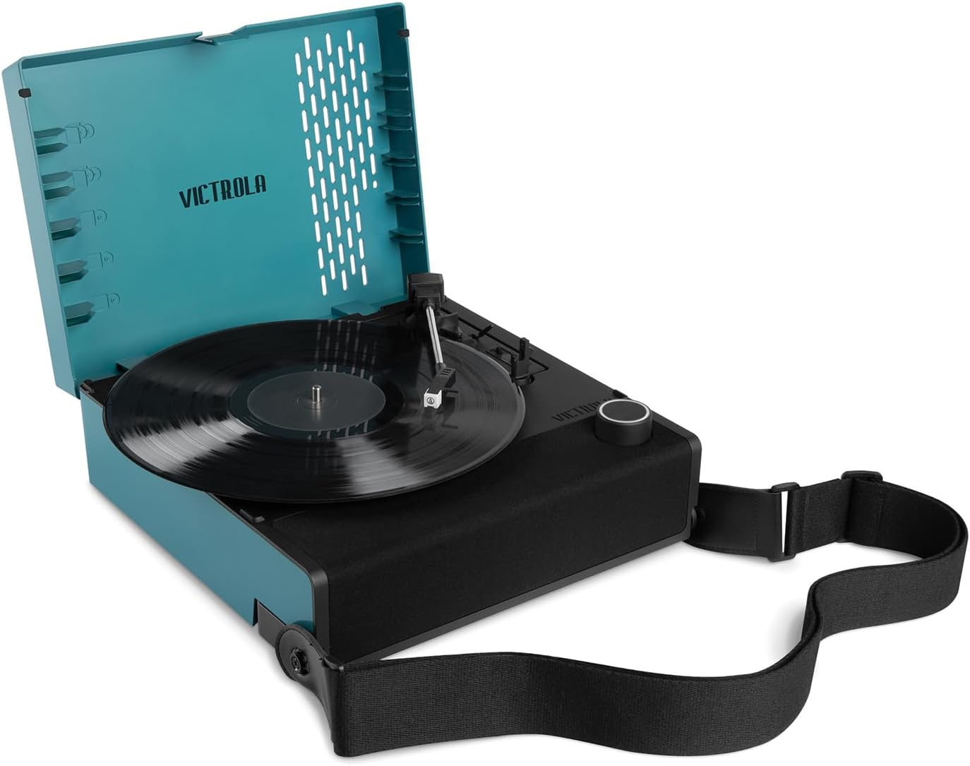 Victrola Revolution GO Portable Bluetooth Turntable, Black