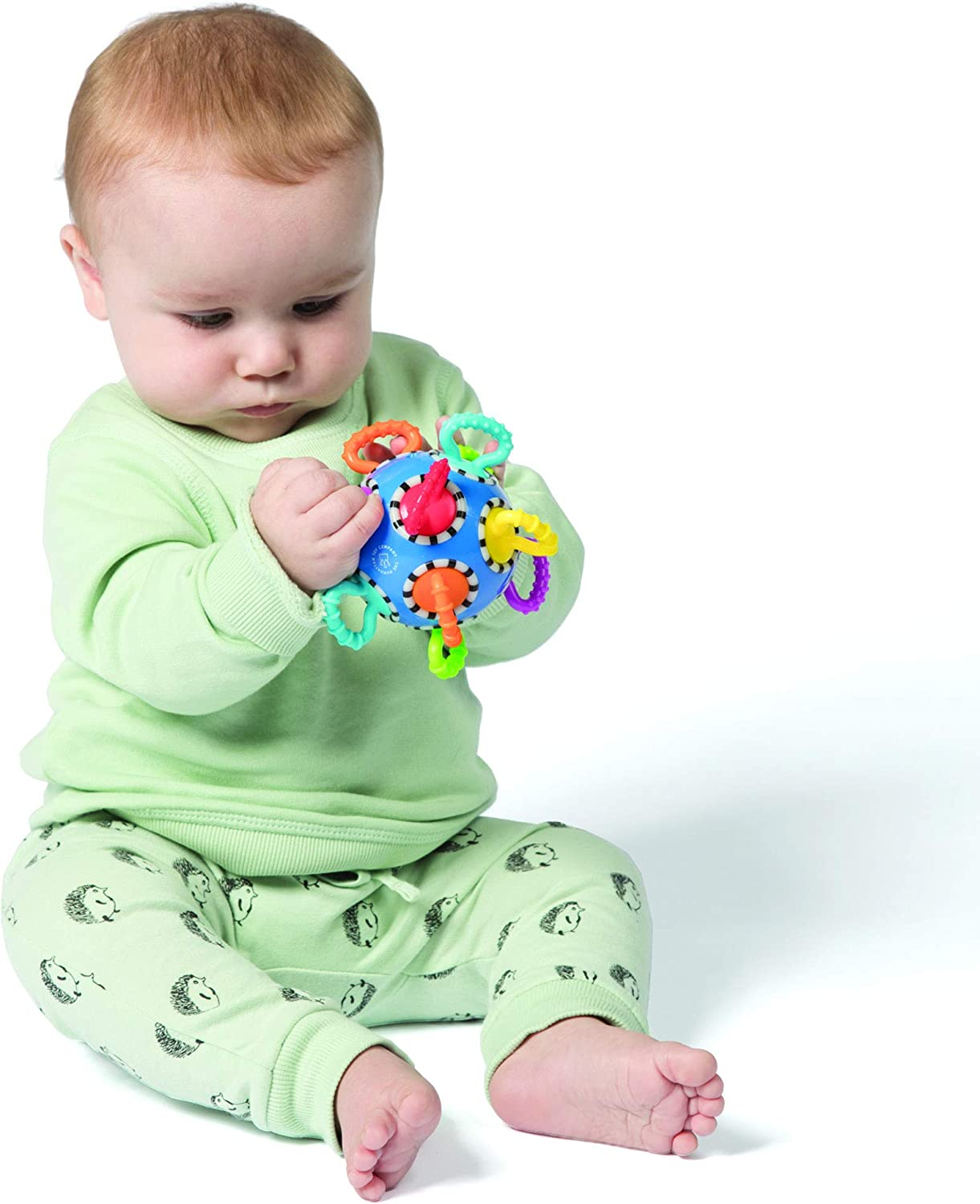 Manhattan Toy Click Clack Ball Developmental Baby Toy image number 2