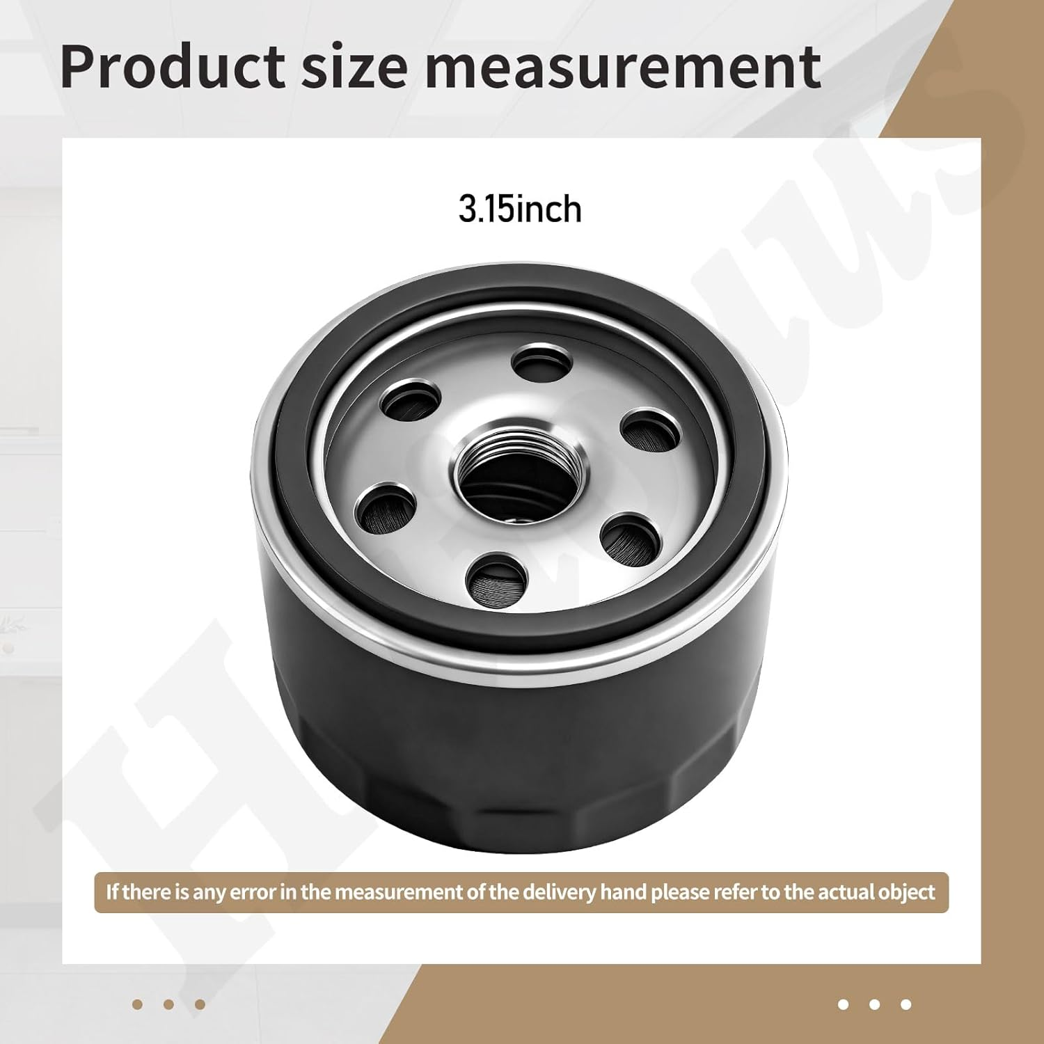 MIU13767 AM131611 AM125424 Easy Change Conversion Kit Compatible with J-Ohndeere Lawn and Garden Tractor MIU13767B, S160, S130, E120, E130, E150 & with 1 Oil Filter, 1 Drain Plug, 1 Adapter Fitting image number 4