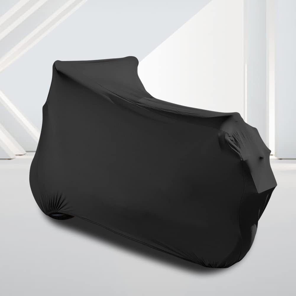 Winpower Indoor Motorcycle Cover Stretch Elastic Dustproof Covers for Motorbikes, 116 X 43 X 55 Inches