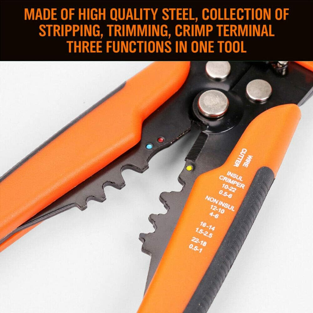 OZSTOCK&reg; Automatic Wire Stripper Pliers Electrical Cable Crimper Terminal Tool image number 4