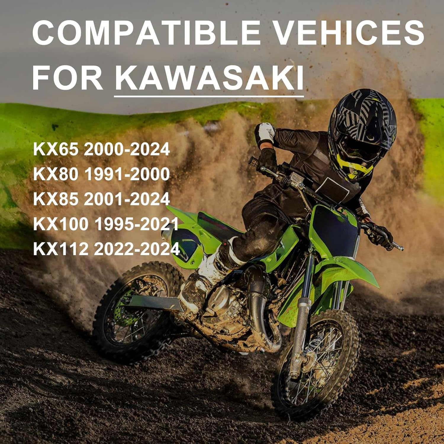 Air Filter Cage Holder + Bolt for KAWASAKI KX65 KX80 KX85 KX100 13091-1696 image number 1