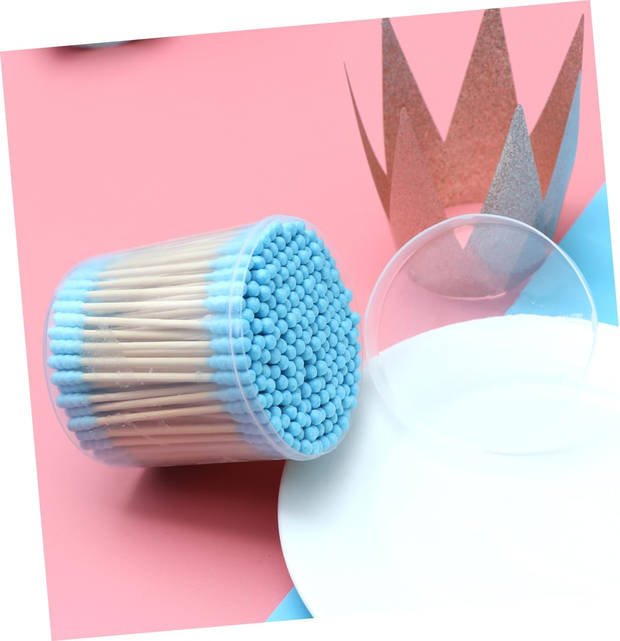 200Pcs Multipurpose Double Tipped Cotton Swabs for Baby Care and Makeup Removal, Colorful Soft Cotton Buds Suitable for Beauty Cleaning and Personal Care Random Color image number 3