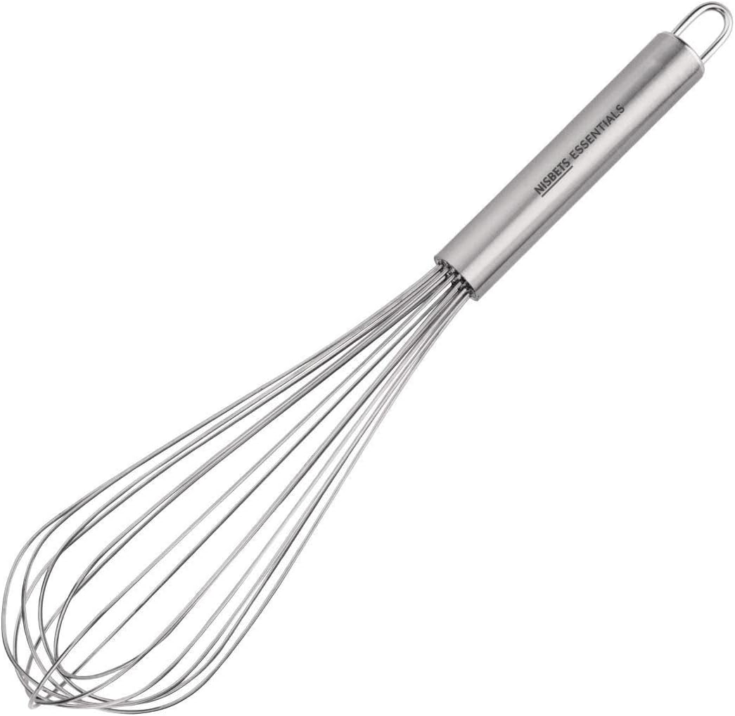 Nisbets Essentials Stainless Steel Whisk, 12-Inch Length