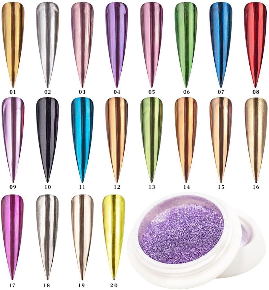 Mirror Chrome Nail Powder