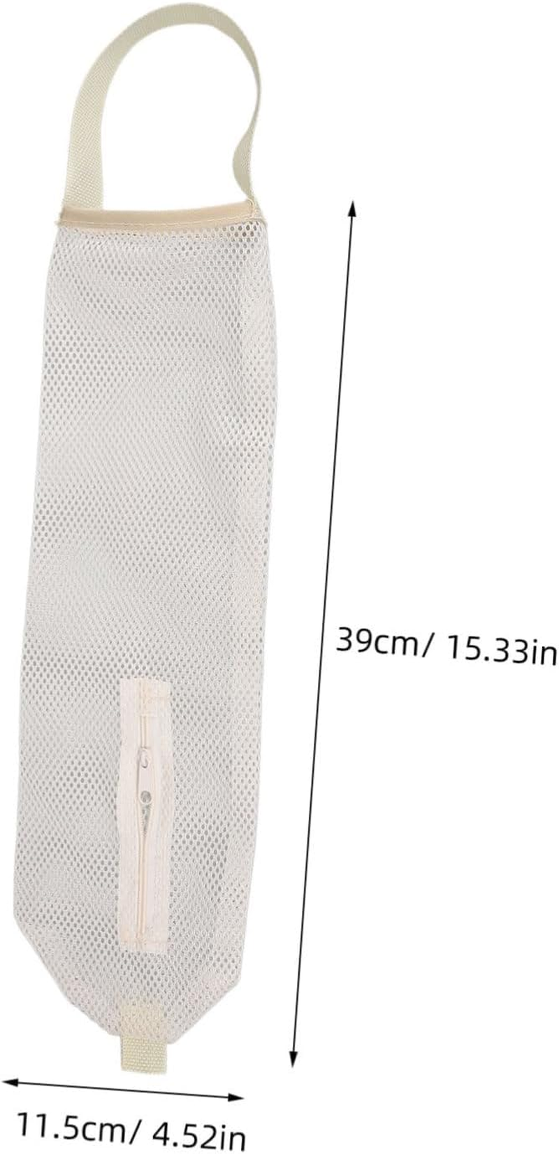 HOLIDYOYO Storage Bag Dispenser for Kitchen Laundry Bathroom Closet Easy Hang Door Knob Wall Garbage Bag Holder Reusable Space Saving image number 3