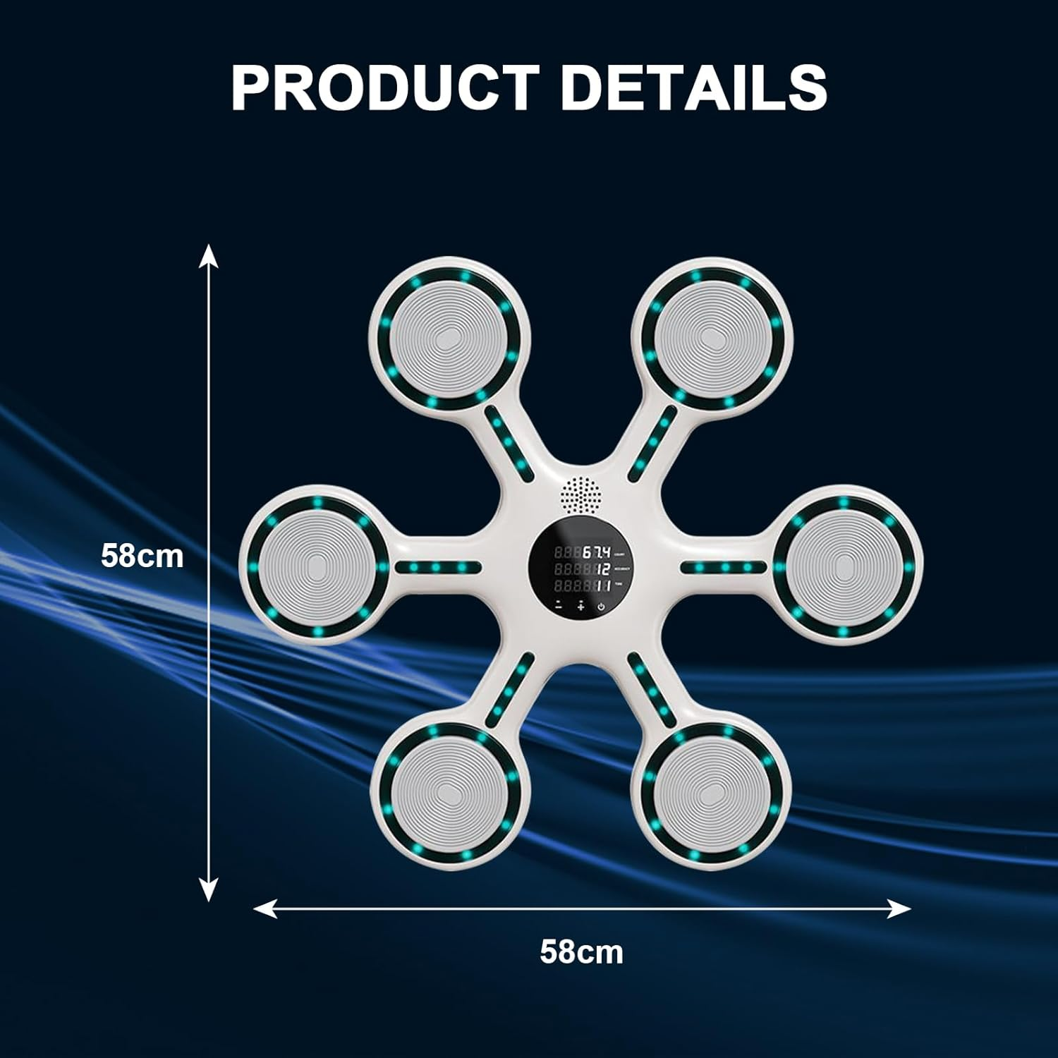 2025 Upgrade Music Boxing Machine, Smart Music Boxing Machine with Bluetooth, Home Wall-Mounted Training Gear, Boxing Training Punching Equipment with Gloves, Fitness and Reflex image number 4