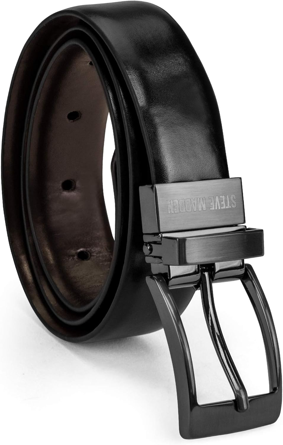 Steve Madden Boys' Big Reversible Belt for Kids