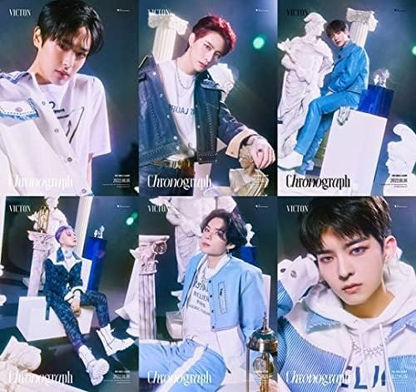 VICTON Chornograph 3Rd Single Album Chronos Version Cd+60P Photobook+2P Photocard+1P Trilogy Card+1P Pop-Up Card+Tracking Kpop Sealed image number 1