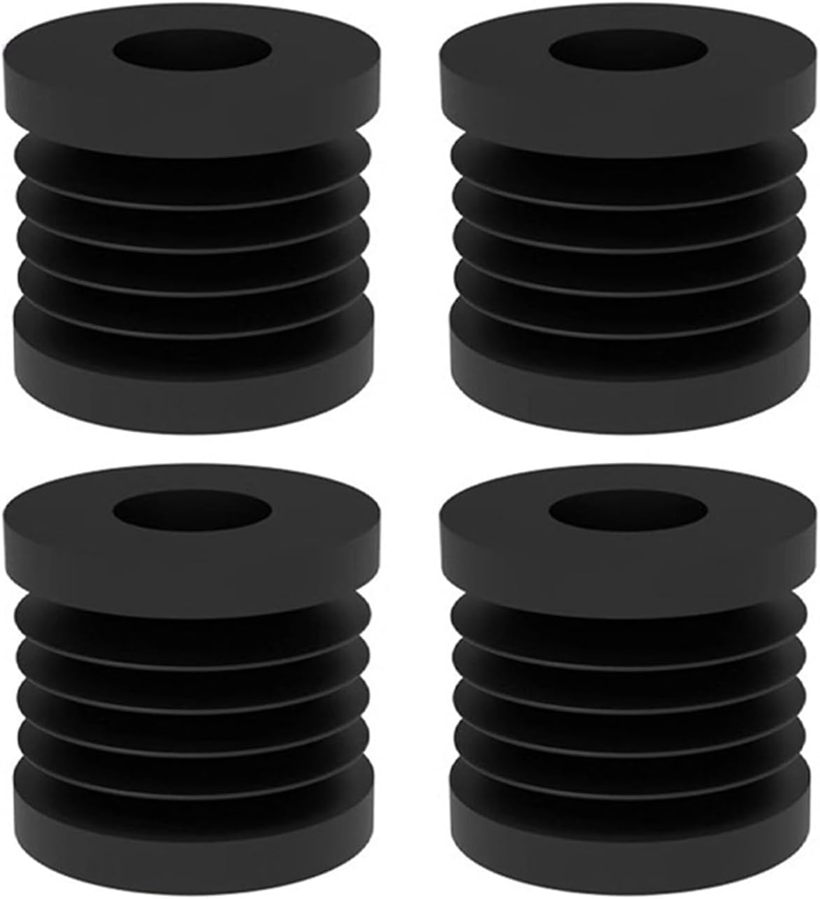 LIANXUE 3D Printer anti Vibration Feet for Bambu Lab X1 Series and P1P Universal Rubber Foot Anti-Slip Rubber Shock Pad Silicone