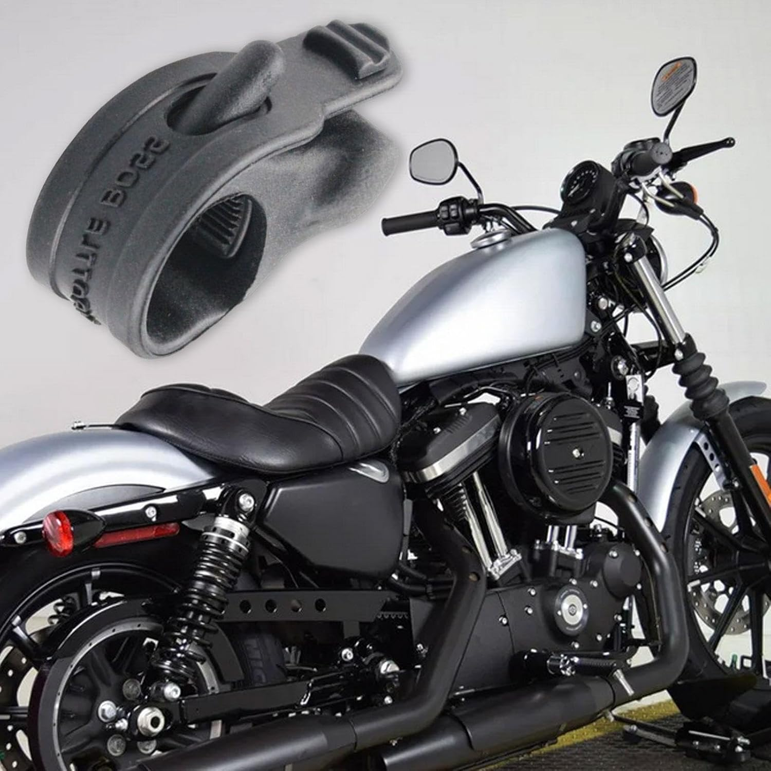 1/2Pc Motorcycle Throttle Assist - Lock Assist Clamp, Control Throttle Lock Kits, Motorcycles Assist Holder Accelerator | Motorcycle Assist Rest Accelerator for Motorcycles Bicycles Electric - 1Pc image number 4