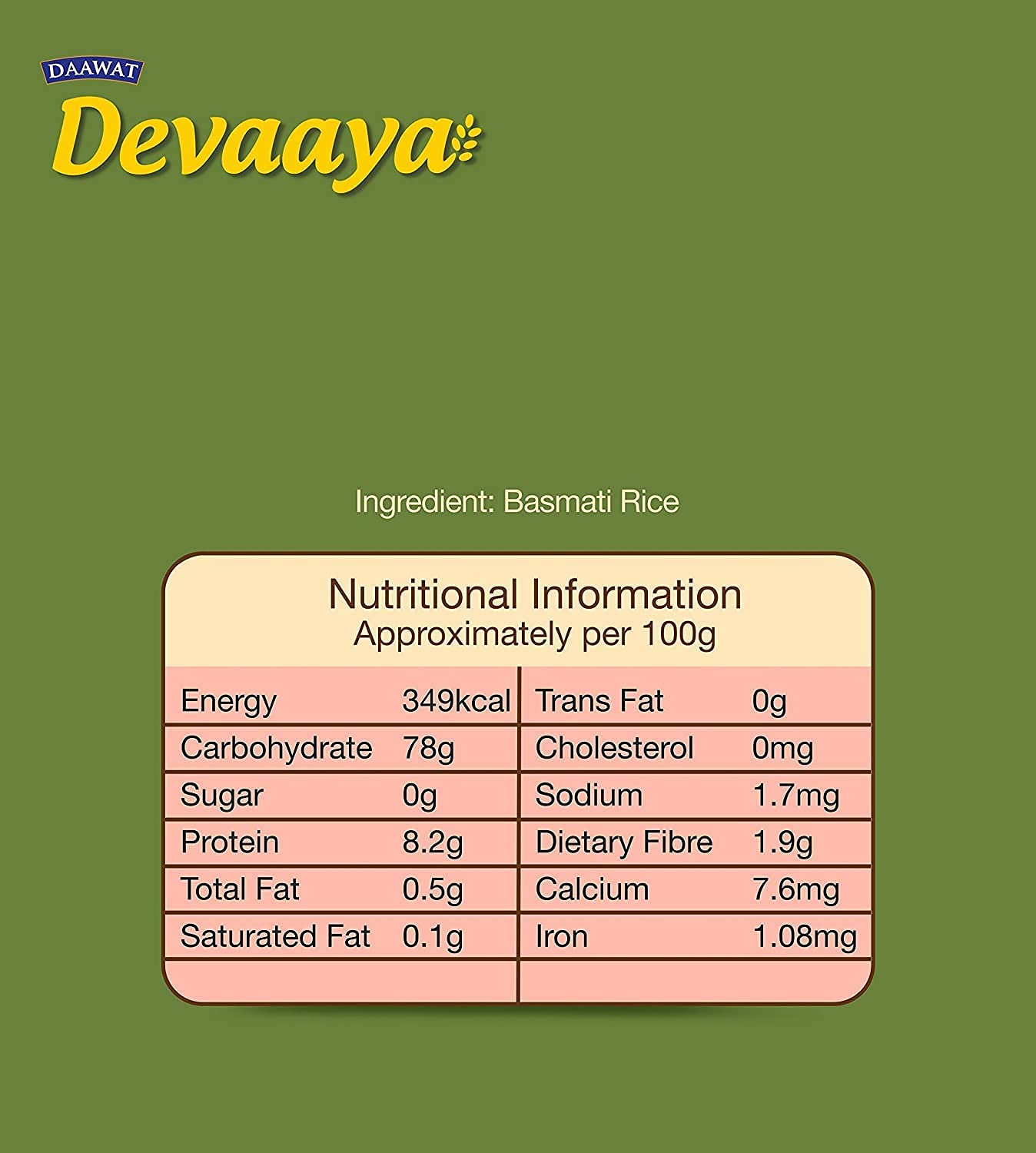 Daawat Devaaya Basmati Rice, 5 Kg (Pack of 1), A1B322 image number 4